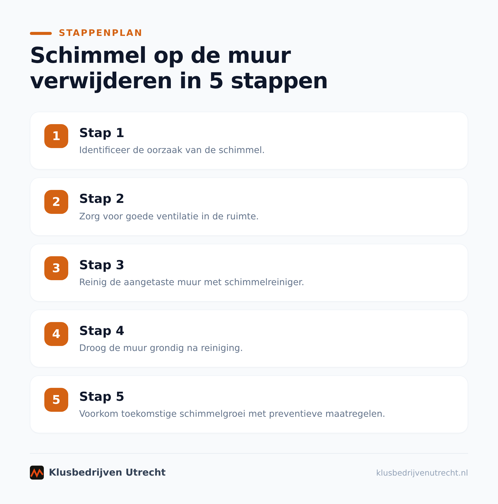 Zo herken je schimmel, vochtplekken en zoutuitbloei