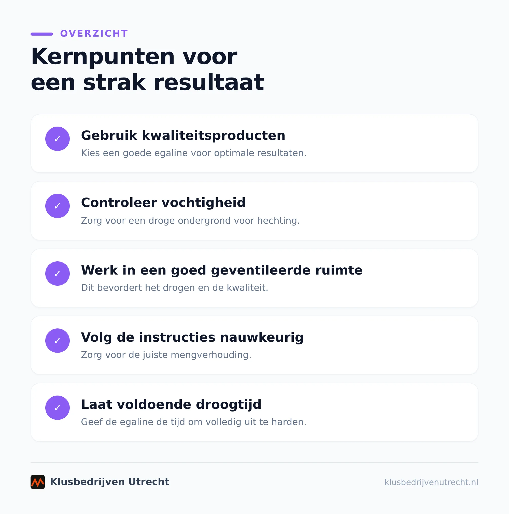 Welke ondergrond heb je?